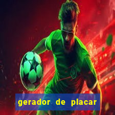 gerador de placar de futebol