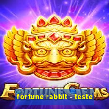 fortune rabbit - teste