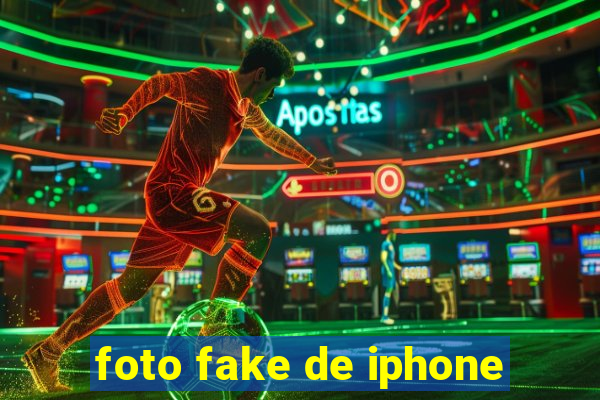 foto fake de iphone