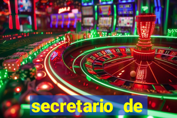 secretario de esporte salario