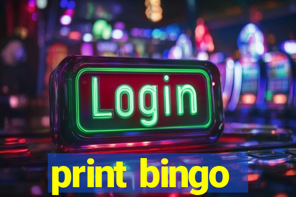 print bingo